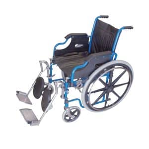 Fauteuil roulant avec reposes jambes 1