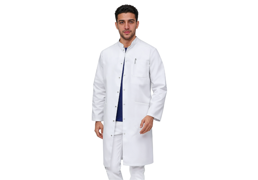 Blouse Homme Col officier (3)