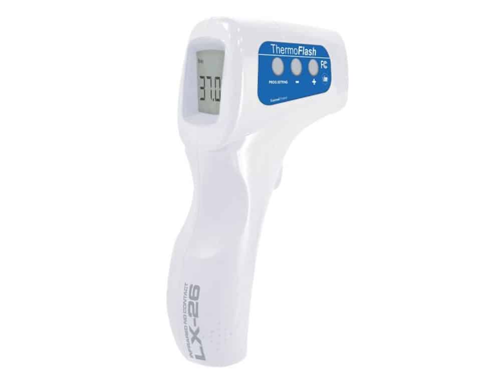 Thermomètre médical parlant à usage externe