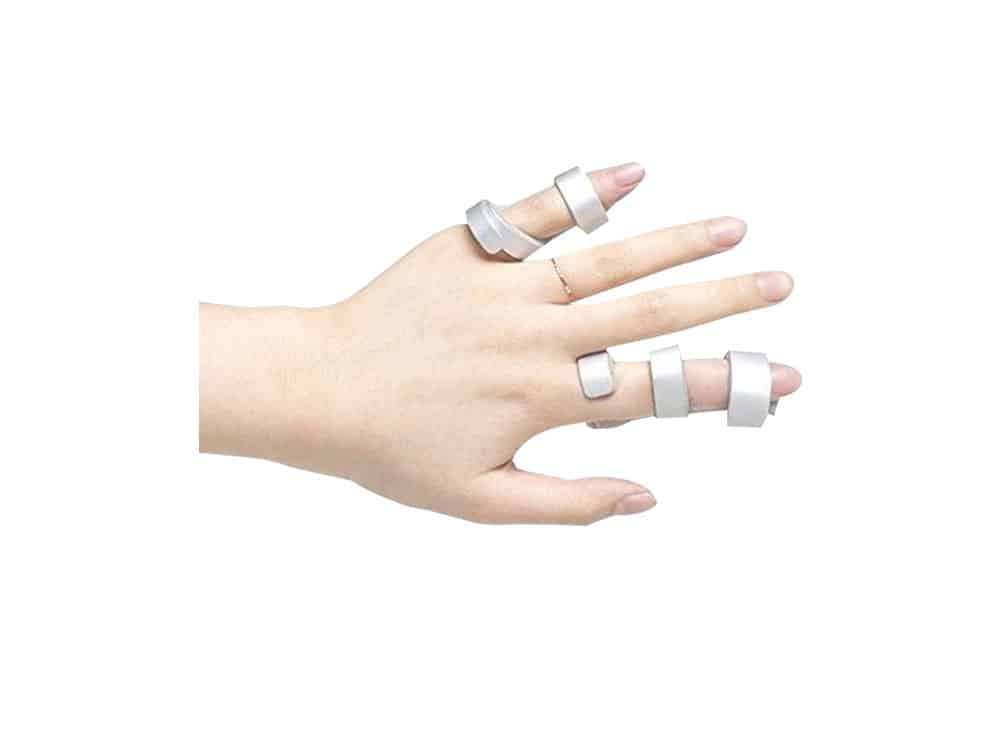 Attelle de ZIMMER Attelles pour doigt en aluminium avec un revêtement en  mousse - mpara