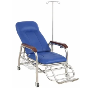 Fauteuil de traitement, prélèvement, transfusion & transfert avec roue