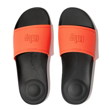 Sandale Slide Iqushion Noir Orange