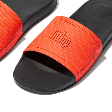 Sandale Slide Iqushion Noir Orange