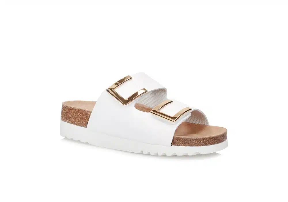 Sandale Monterey 2 straps Blanche