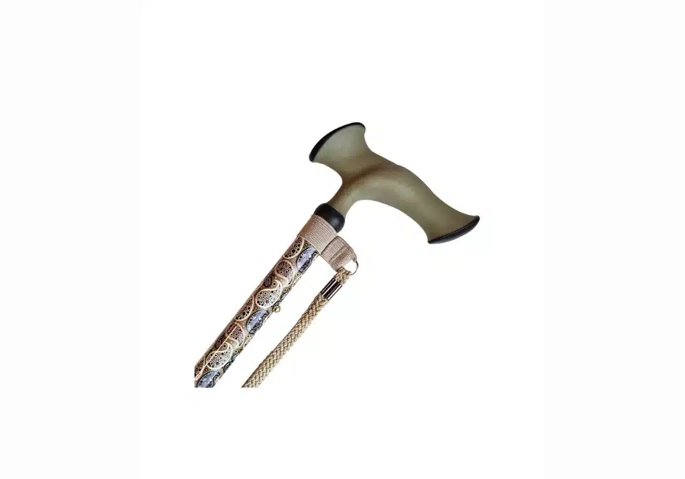 Canne réglable avec poignée ergonomique Cream (2)