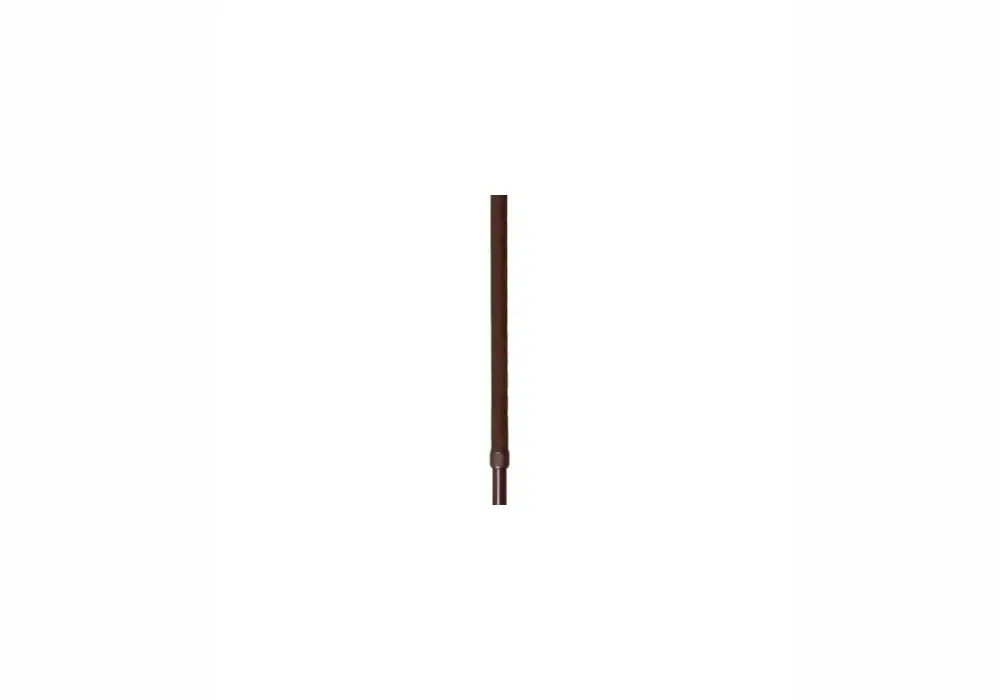 Canne réglable en aluminium noir manche en bois (1)