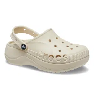 Sabot crocs Baya Platform Blanc Hiver