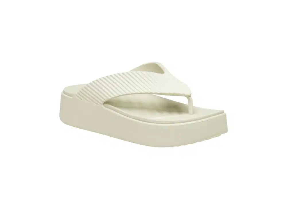 Sandale Crocs Getaway Groove Platform Flip SANDSTONE