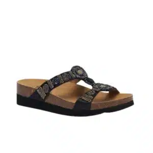 Sandale New Bogota SatinBds Blackmulti (1)