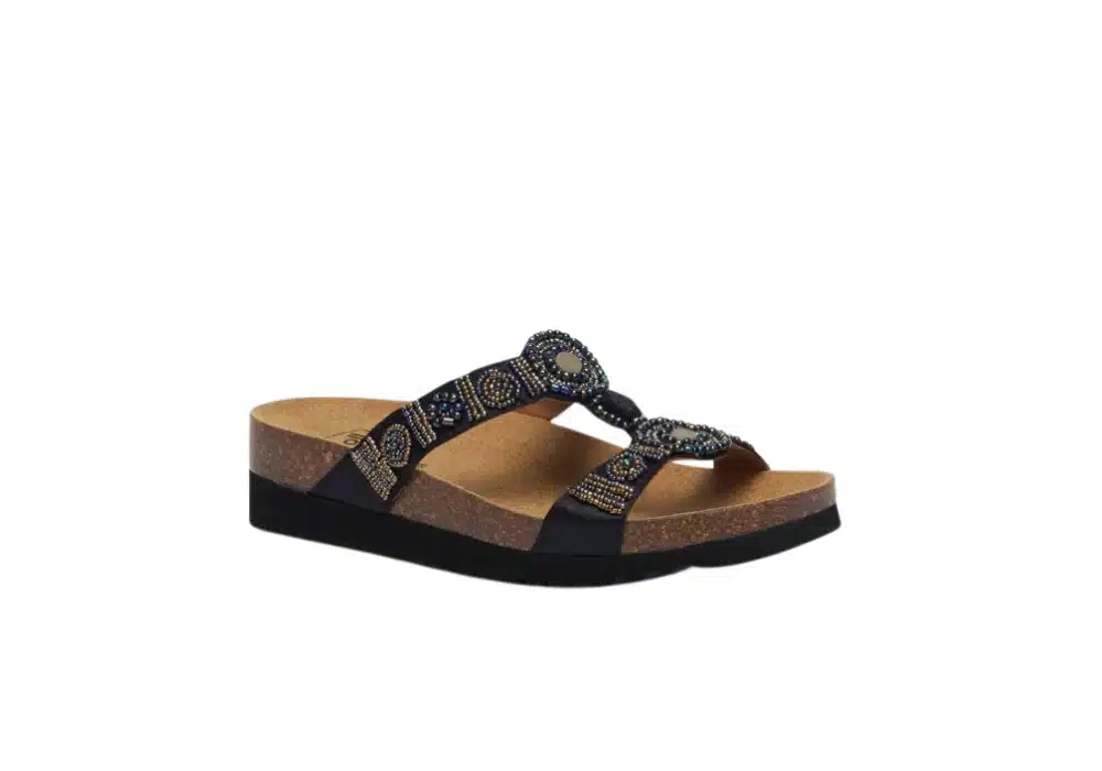 Sandale New Bogota SatinBds Blackmulti (1)