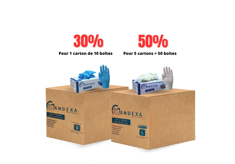 Pour 1 carton de 10 boîtes