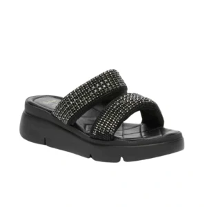Sandale Bali Strass Noir