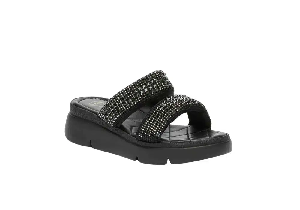 Sandale Bali Strass Noir
