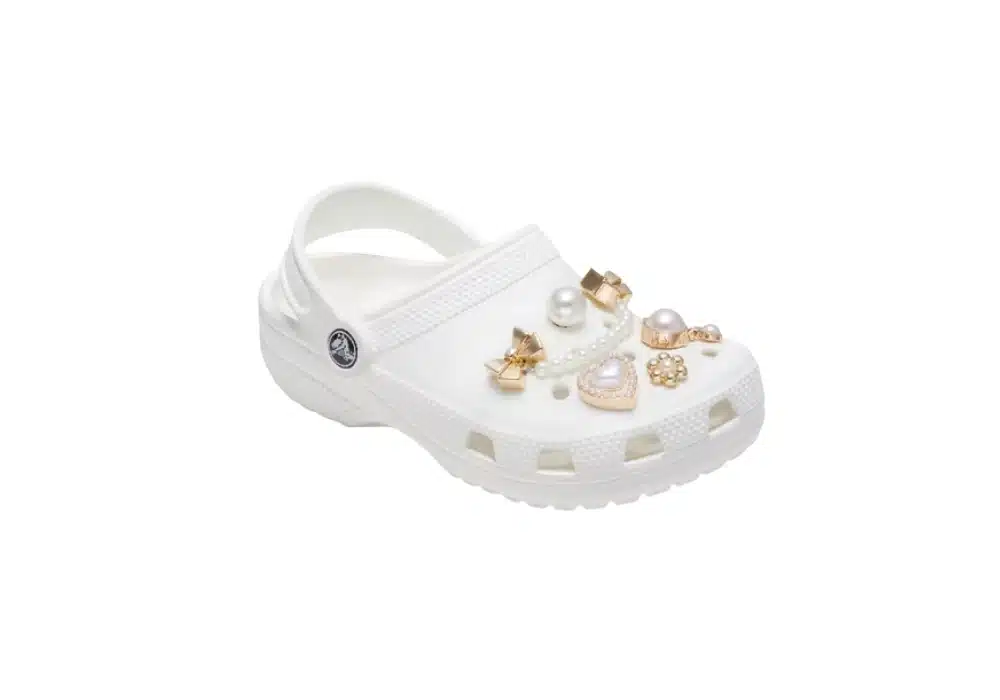 Pack Jibbitz Pearly Gold