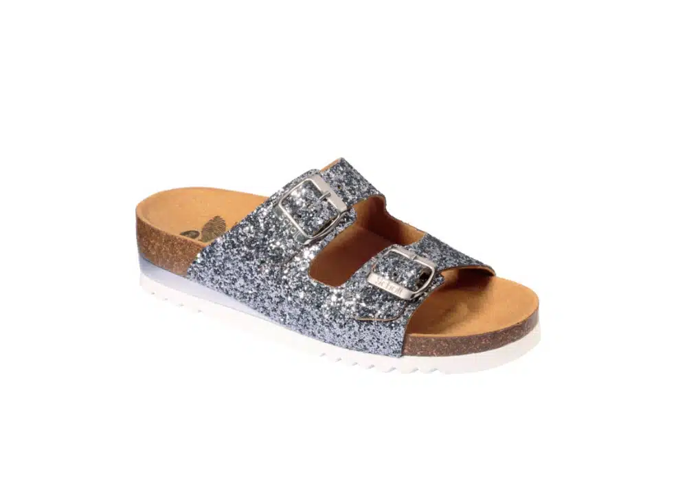 Scholl Infradito Glam SS 1, Nero, Taglia 35 EU, Senza Chiusura, Larghezza Normale