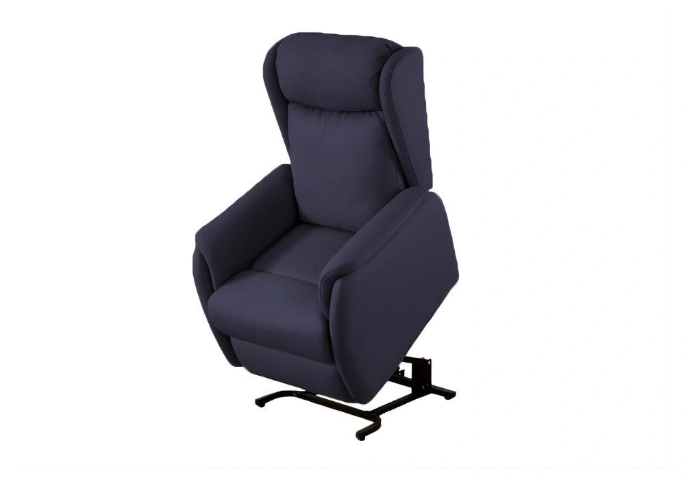 Fauteuil releveur électrique Bergamo 2 moteurs Navy Blue  (1)