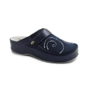 SABOT SCHOLL GEMINI STRAP FEMME BLEU MARINE