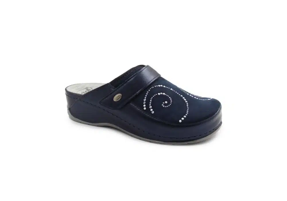 SABOT SCHOLL GEMINI STRAP FEMME BLEU MARINE