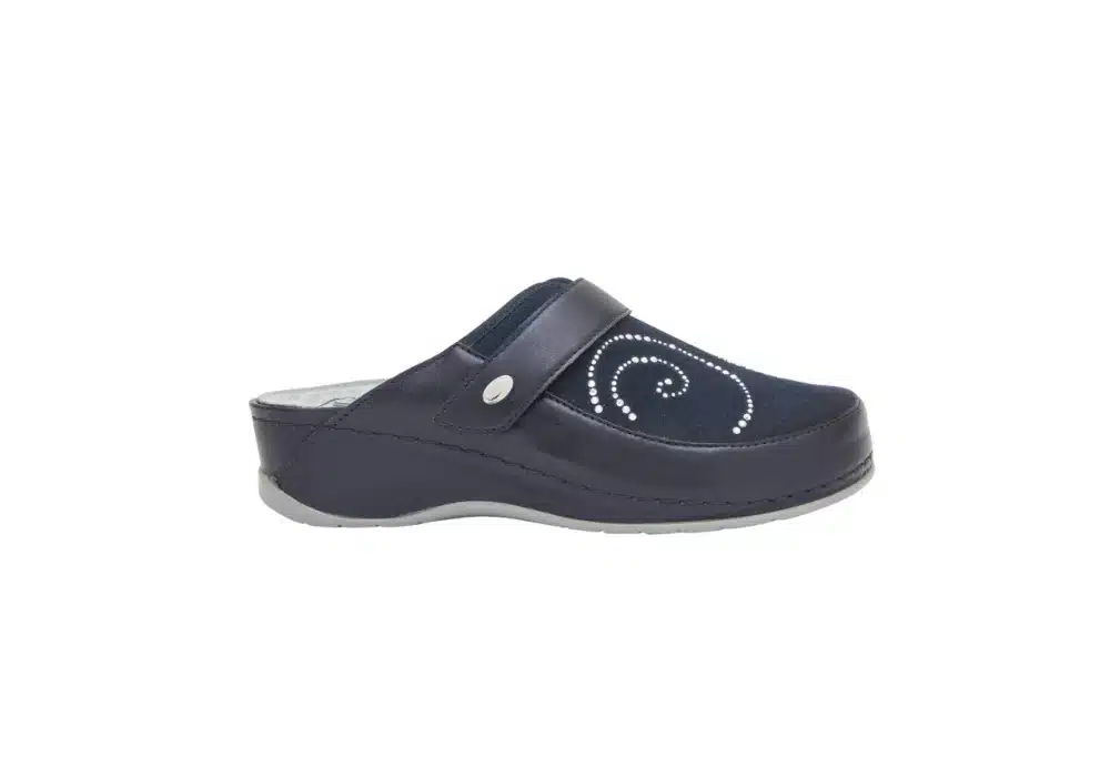 SABOT SCHOLL GEMINI STRAP FEMME BLEU MARINE (1)