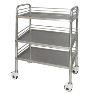 Chariot à instruments à 3 plateaux