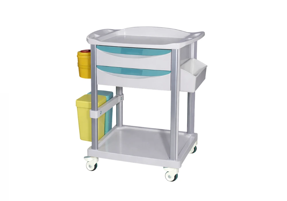 Chariot à 2 plateaux en ABS