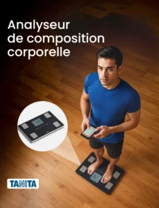 Balance de composition corporelle connectée