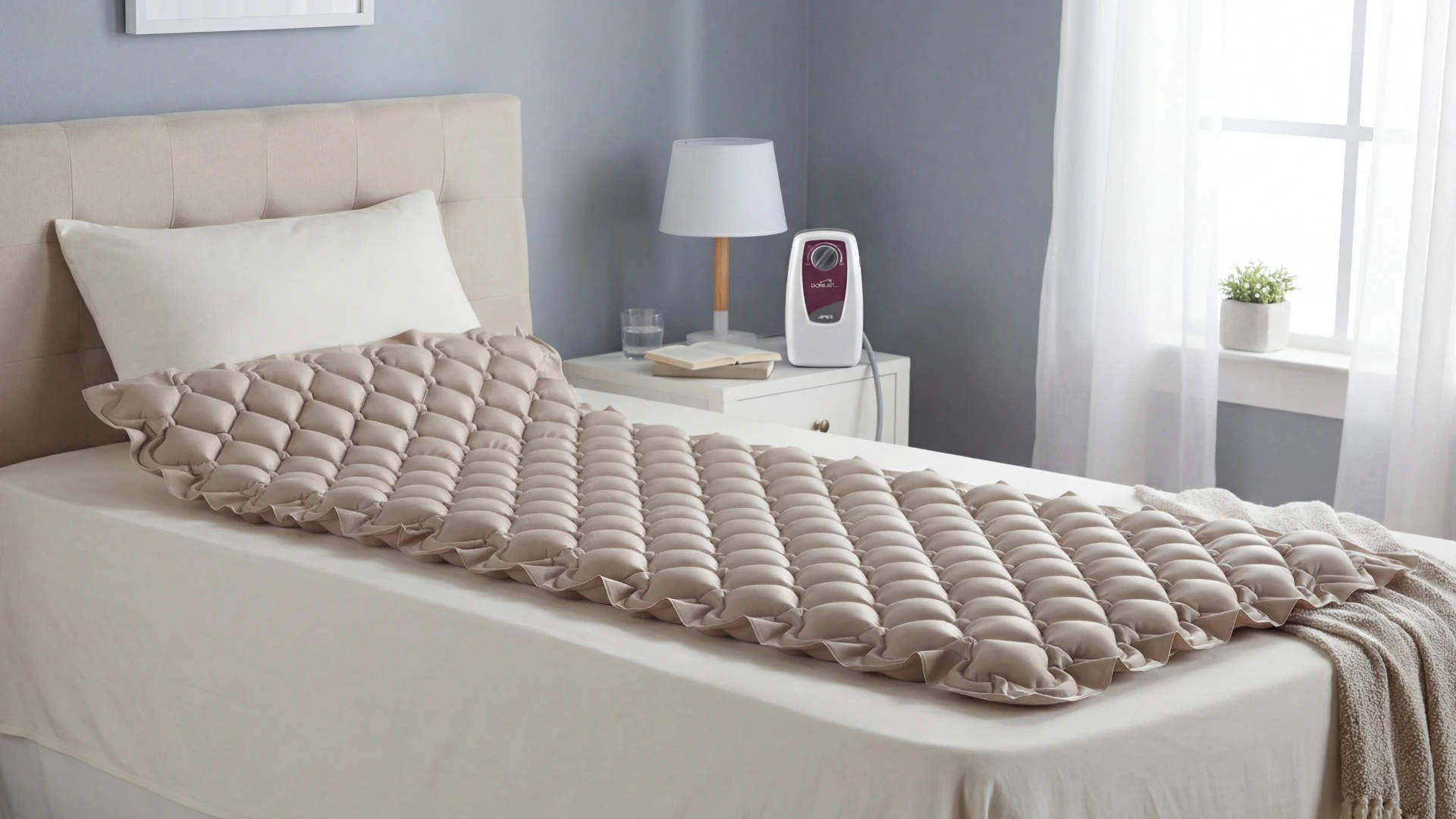 Matelas anti escarre prix Maroc sur lit médicalisé pour la prévention des escarres