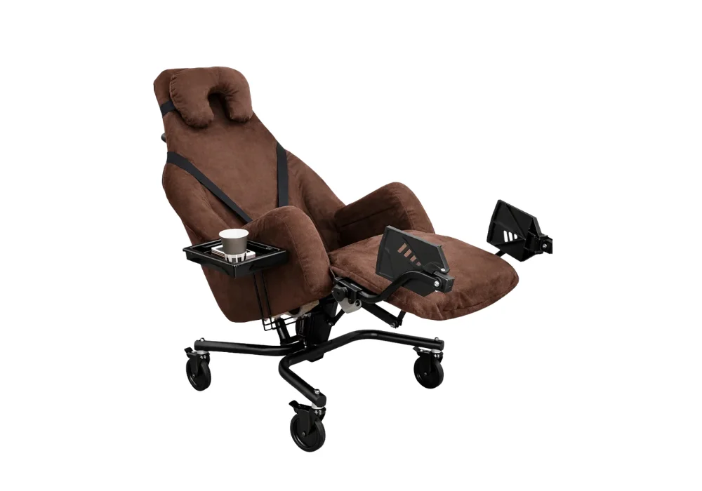 Fauteuil coquille essentiel manuel avec tablette