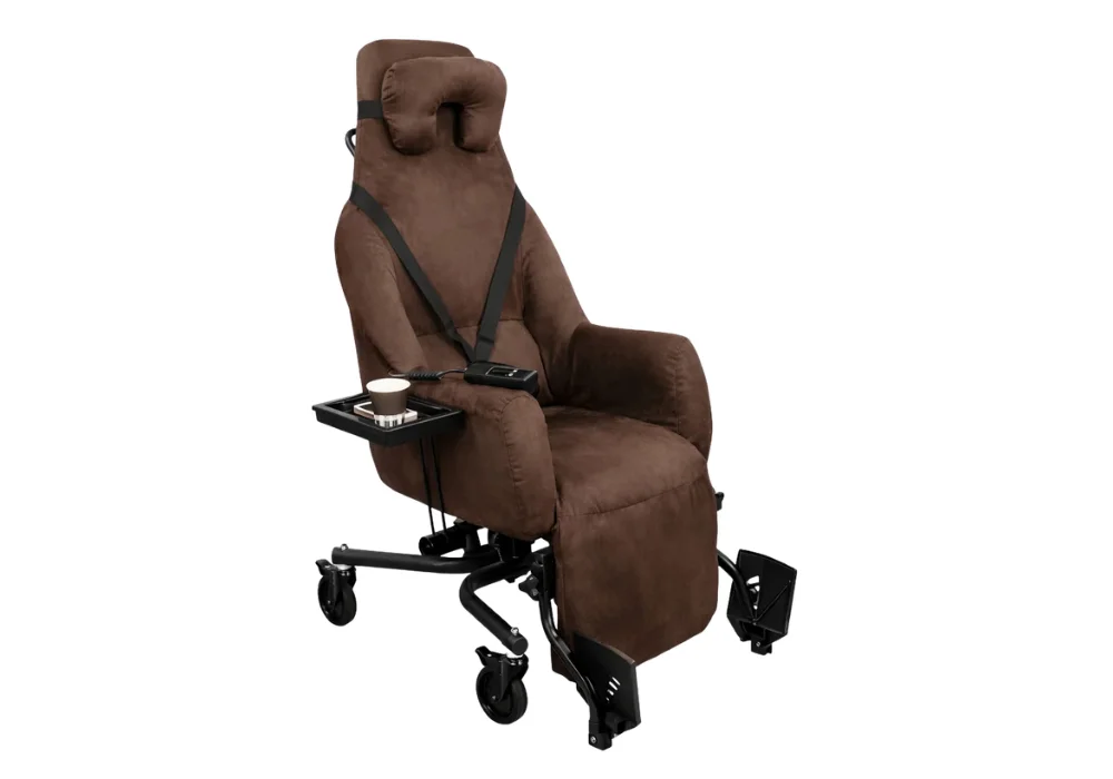 Fauteuil coquille essentiel manuel avec tablette