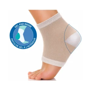 Chaussette avec coussinet en gel talon