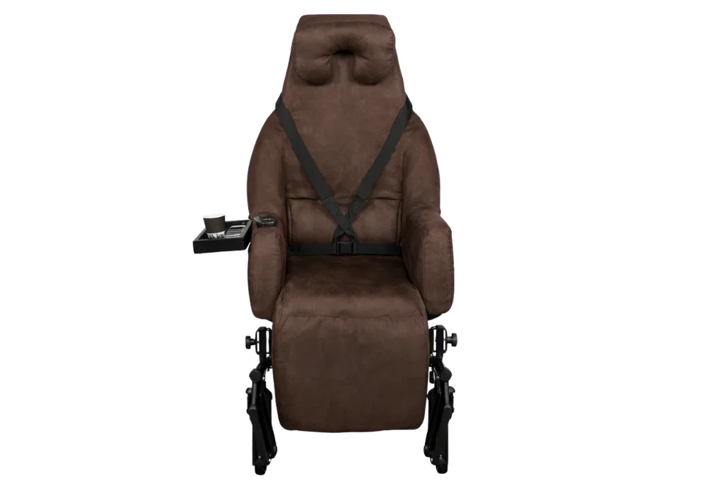 Fauteuil coquille essentiel manuel avec tablette