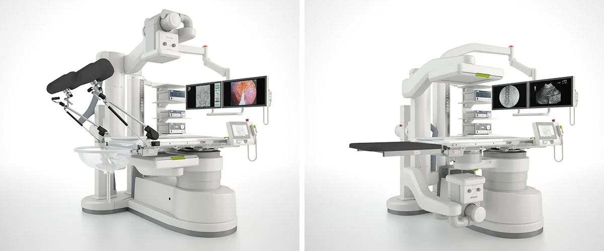 Plateforme urologique avec lithotritie ESWL intégrée