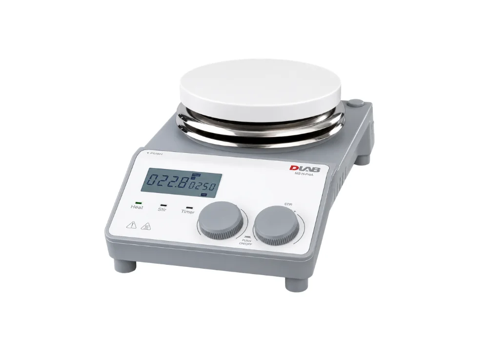 Agitateur magnétique chauffant LCD avec contrôle PID