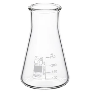Flacon Conique en Verre Col Large